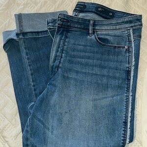 Women’s J Jill High Rise Crop Denim Jeans - size 14